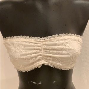 Garage White Lace Bandeau
